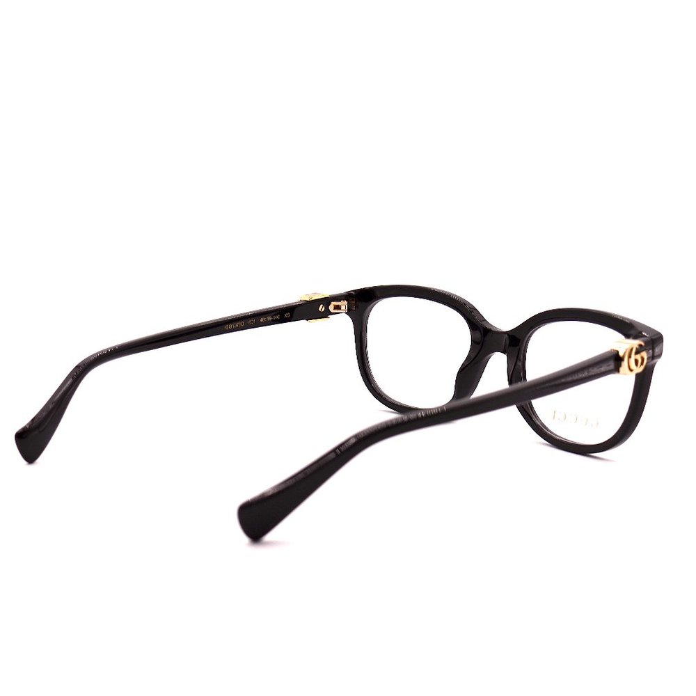 NEW GUCCI GG1075O 001 BLACK AUTHENTIC EYEGLASSES FRAME RX 48-19 - Picture 7 of 12